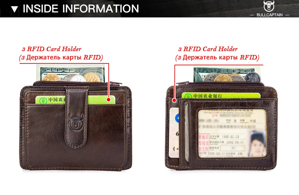 Bullcaptain Billetera Card Guard