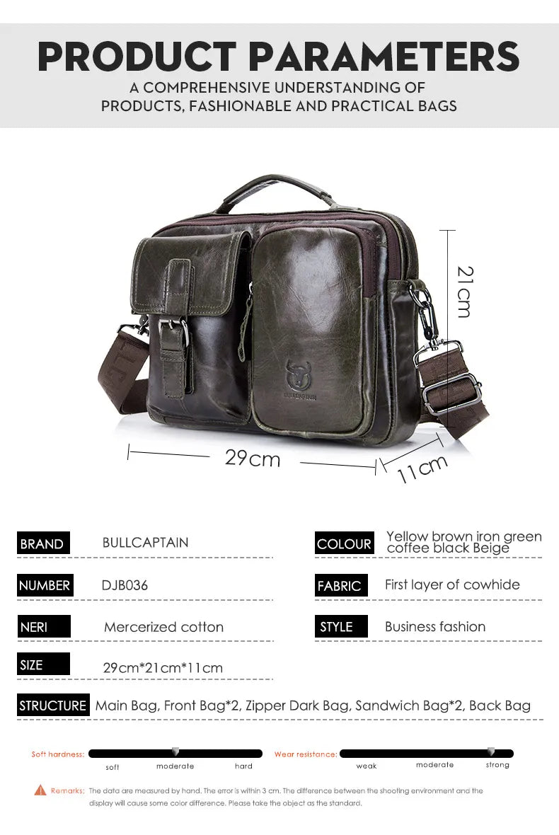 Bullcaptain Maletín Heritage Leather