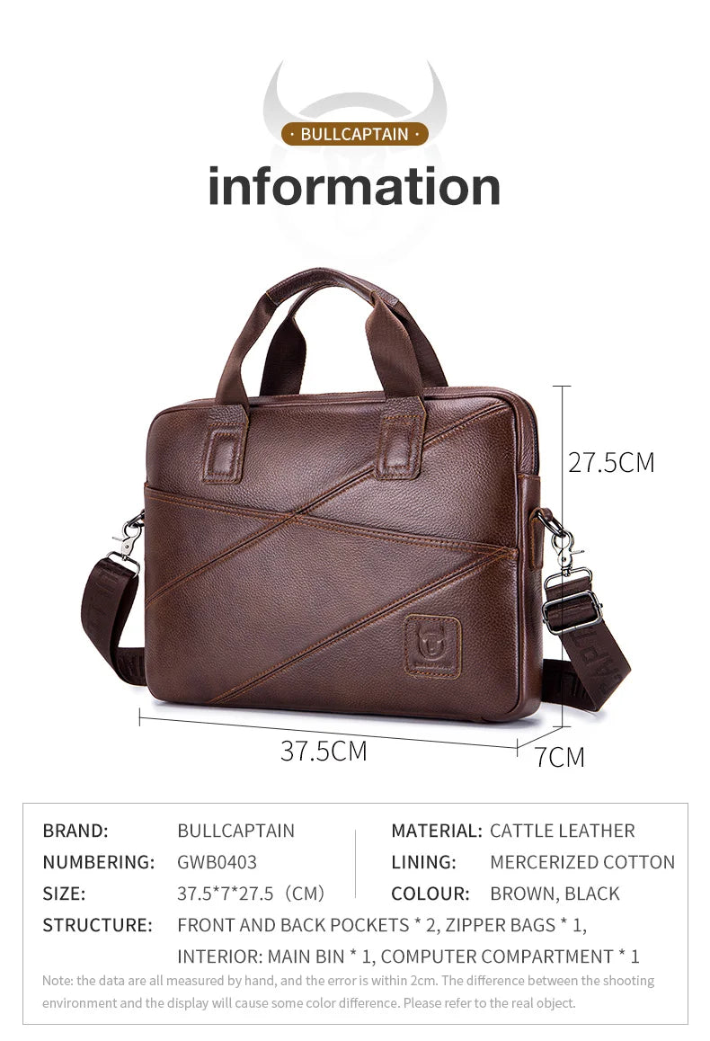 Bullcaptain Maletín Grand Ledger