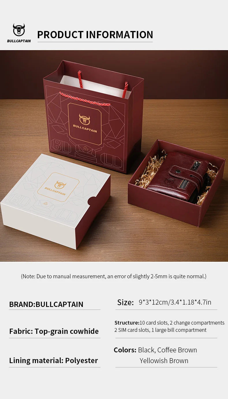 Bullcaptain Billetera Iron Lock