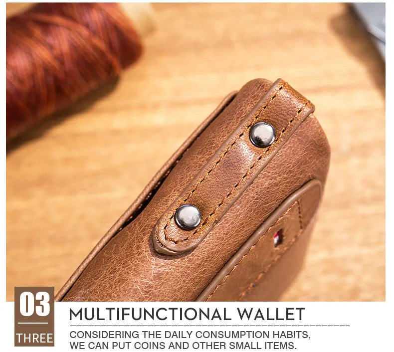 Bullcaptain Billetera Retro Zip