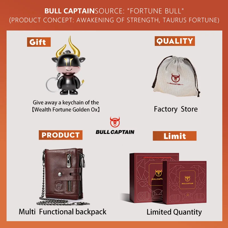 Bullcaptain Billetera Iron Lock