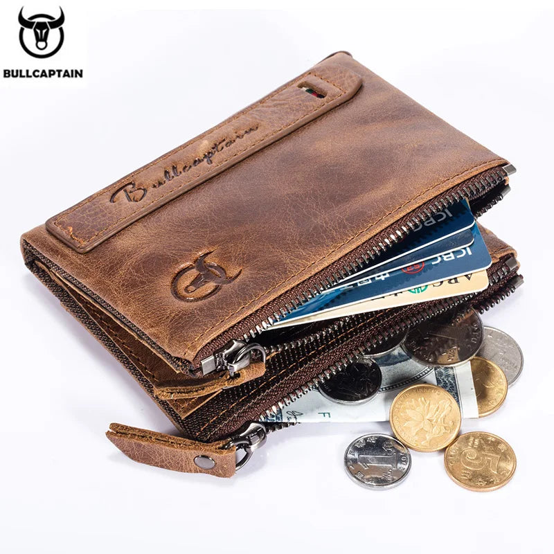 Bullcaptain Billetera Retro Zip