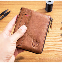 Bullcaptain Billetera Retro Zip