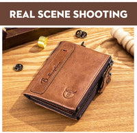 Bullcaptain Billetera Retro Zip
