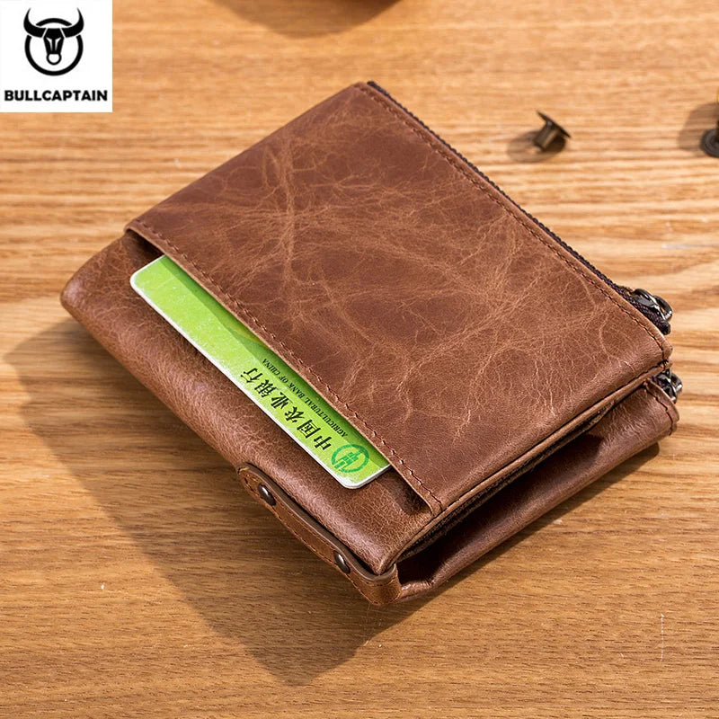 Bullcaptain Billetera Retro Zip