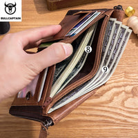 Bullcaptain Billetera Retro Zip