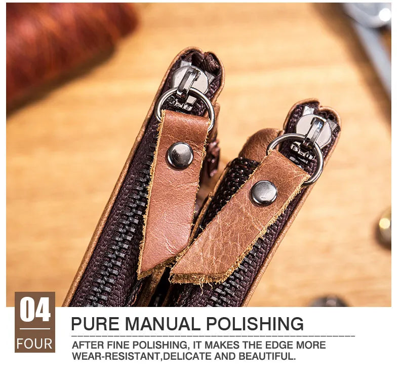 Bullcaptain Billetera Retro Zip