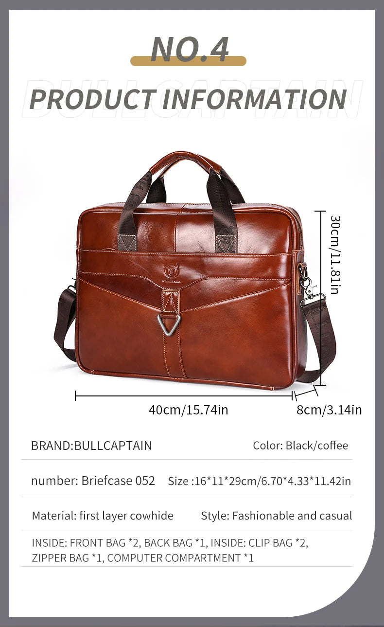 Bullcaptain Maletín Urban Brief