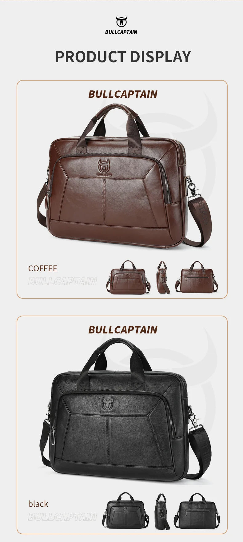 Bullcaptain Maletín Ejecutivo Regent