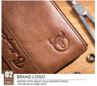 Bullcaptain Billetera Retro Zip