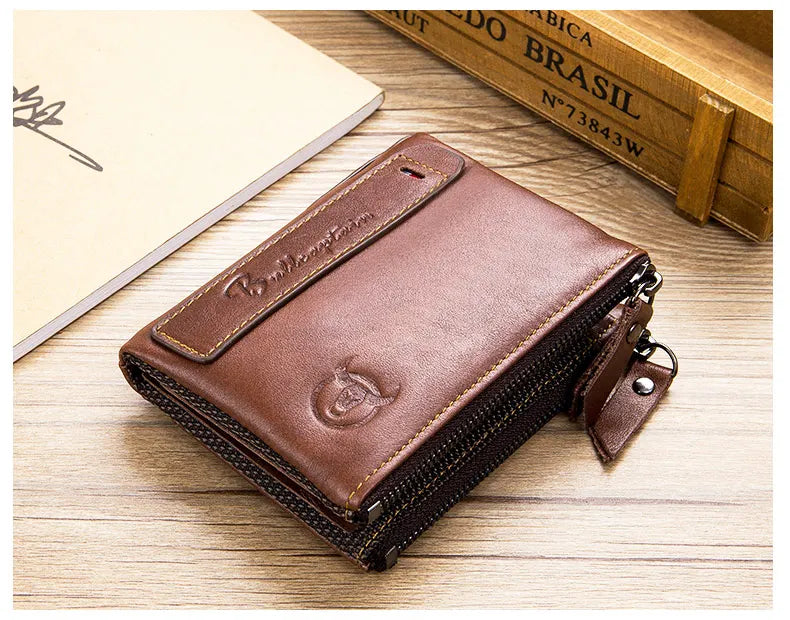 Bullcaptain Billetera Retro Zip