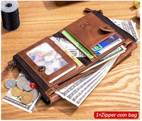 Bullcaptain Billetera Retro Zip