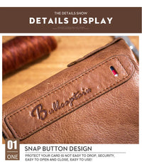 Bullcaptain Billetera Retro Zip